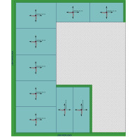 Zestaw do automatycznego nawadniania trawnika 600-1200 m2 GARDENA