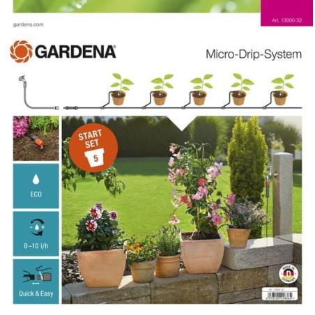 GARDENA Micro-Drip-System – zestaw podstawowy S do roślin doniczkowych(13000-20)