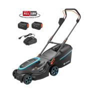 GARDENA Akumulatorowa kosiarka PowerMax 32/18V P4A – zestaw (14632-20)