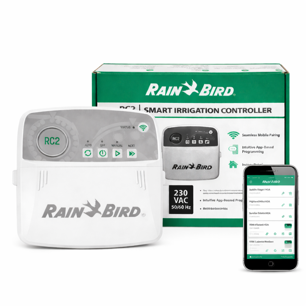 Sterownik nawadniania RC2 WiFi 6 sekcji Rain Bird wewnętrzny 230V