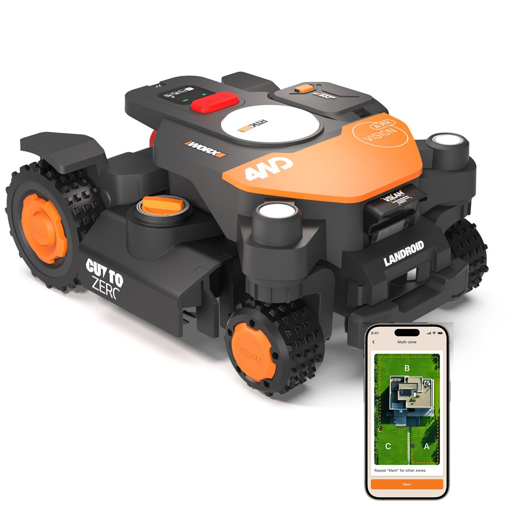 Ai Robot koszący Vision Cloud L2000 AWD WORX | RTK 4X4 napęd