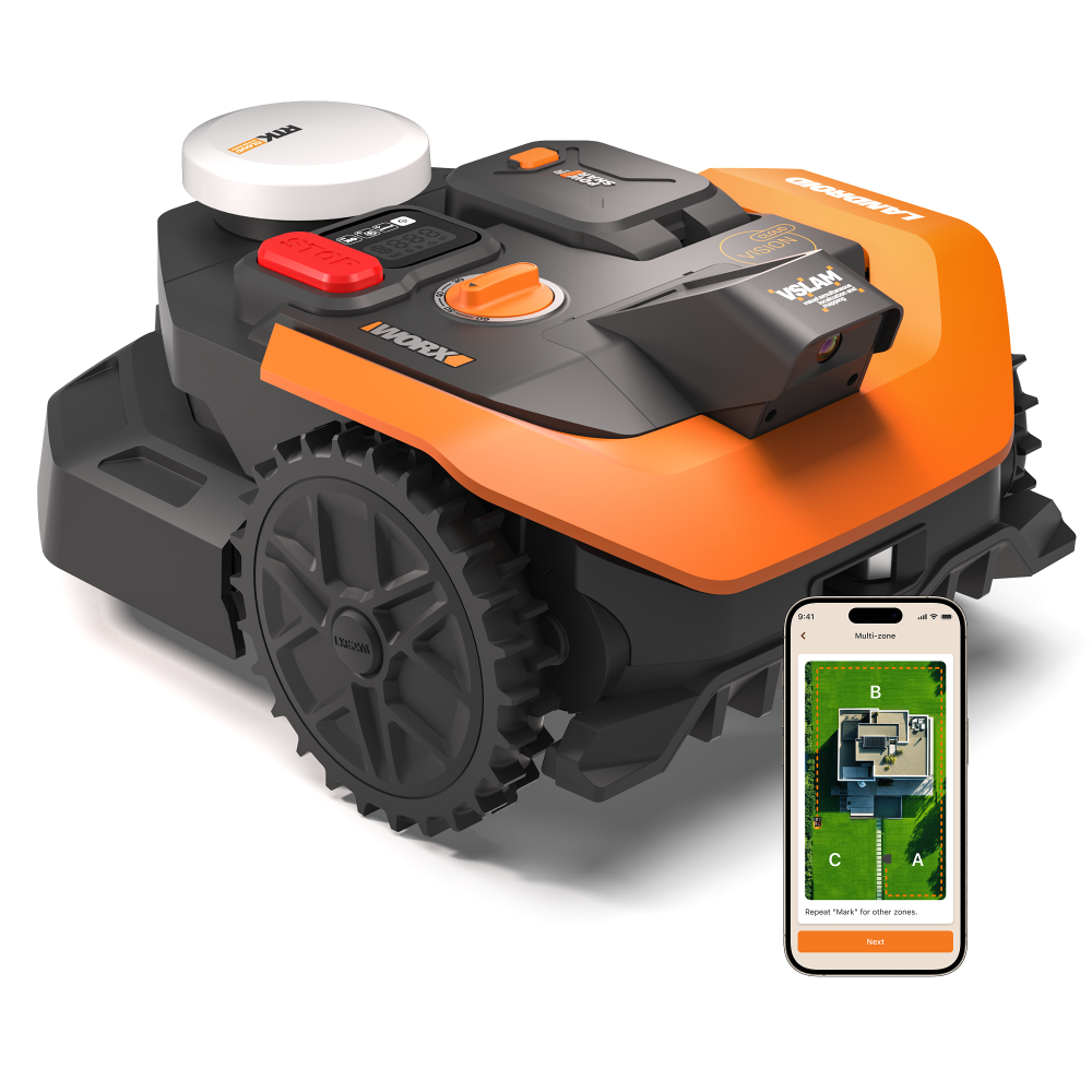Robot koszący Worx Vision Cloud S300 Mono nRTK | 2WD Vision 2.0