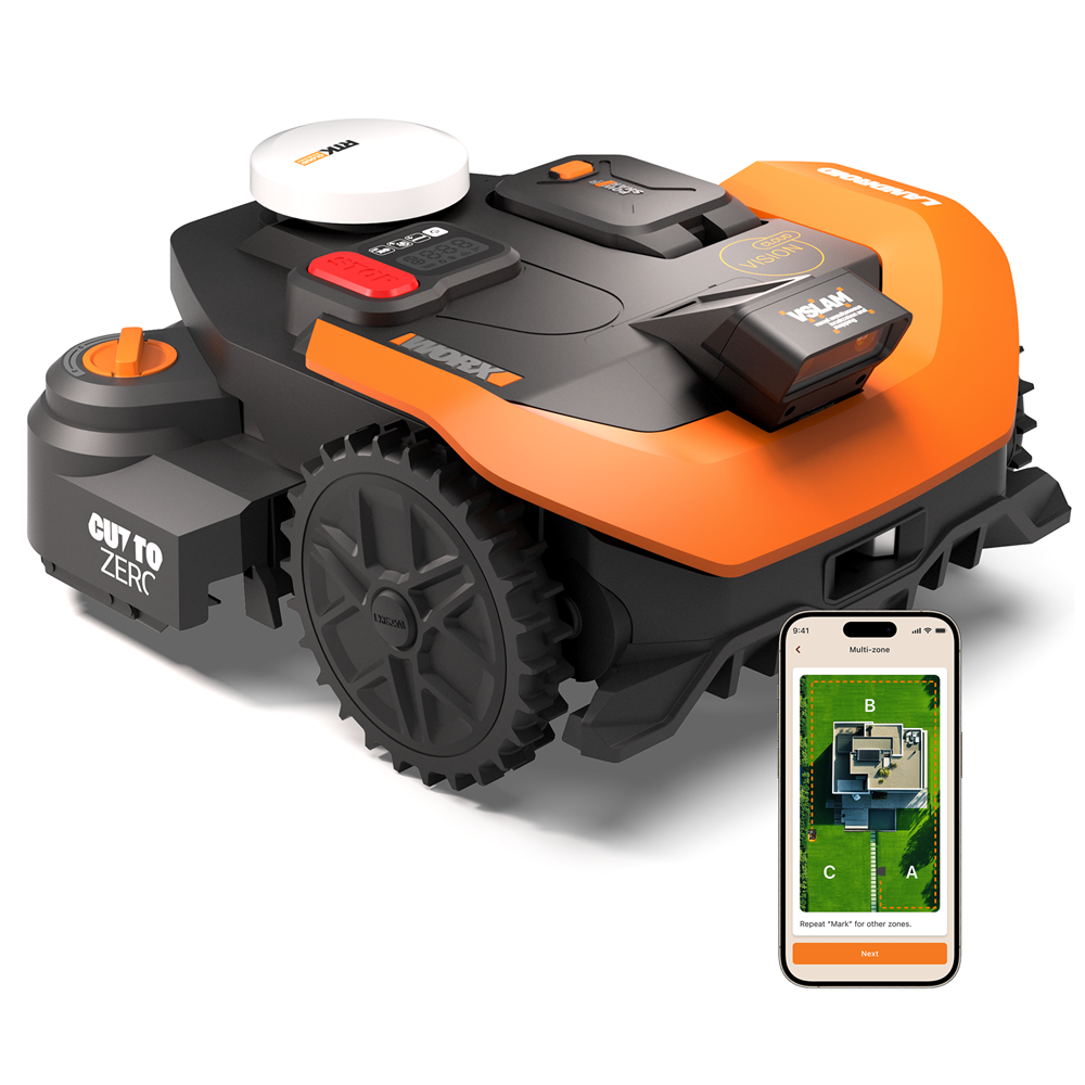 Robot koszący Worx Vision Cloud L1800 2WD| RTK + CTO