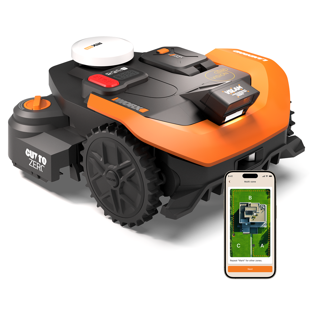 Robot koszący Worx Vision Cloud L3000 2WD | nRTK + Ai