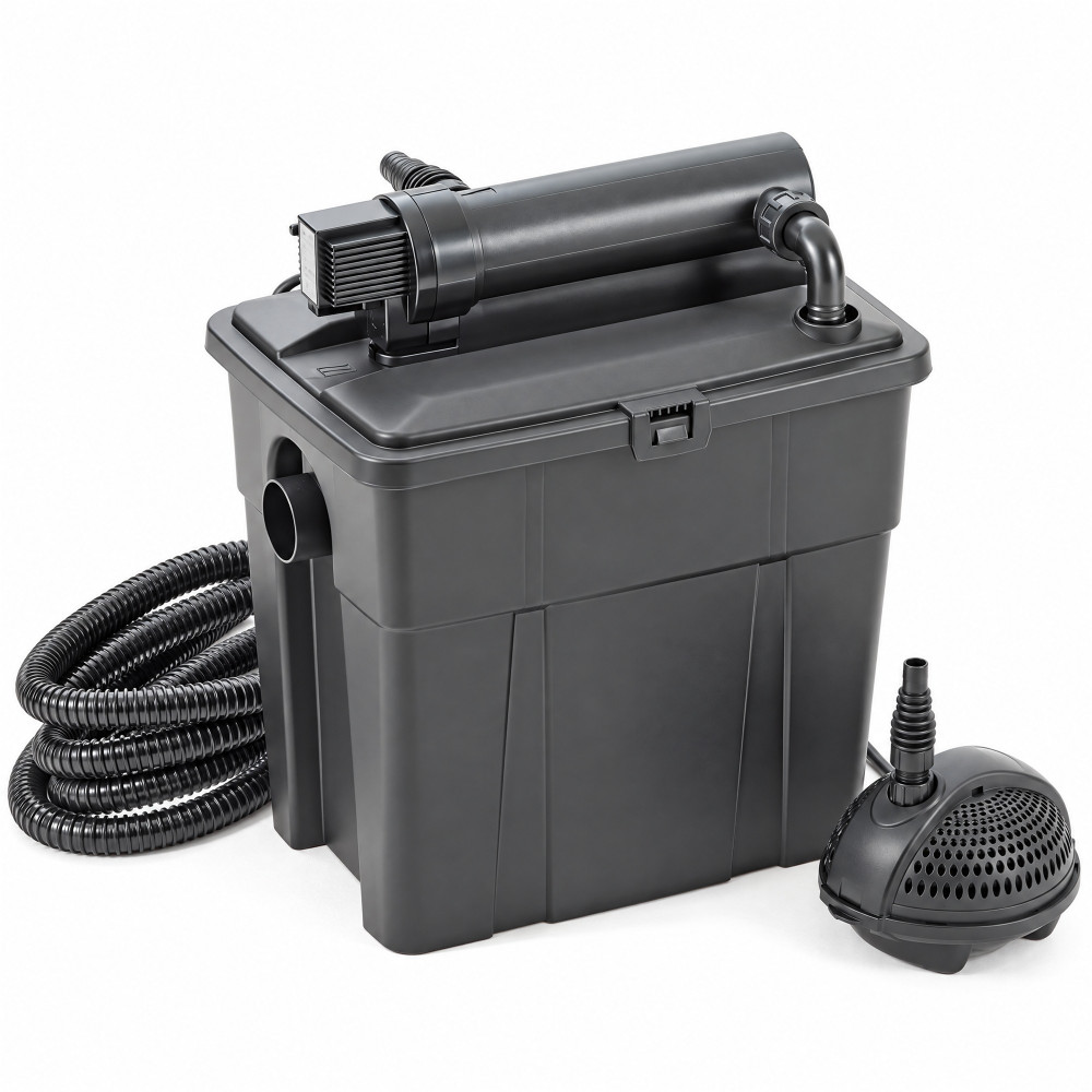 Pontec MultiClear Set 8000 – filtr wielokomorowy z UVC, pompa i wąż