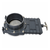 Zasuwa OASE DN 110 – widok z boku: suwak i przyłącze DN 110