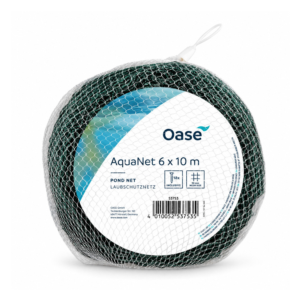 Siatka OASE AquaNet 6 × 10 m – w opakowaniu