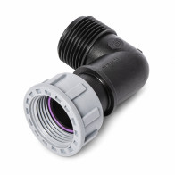 Kolano Swivel M-F 1″ Tavlit – widok od strony nakrętki