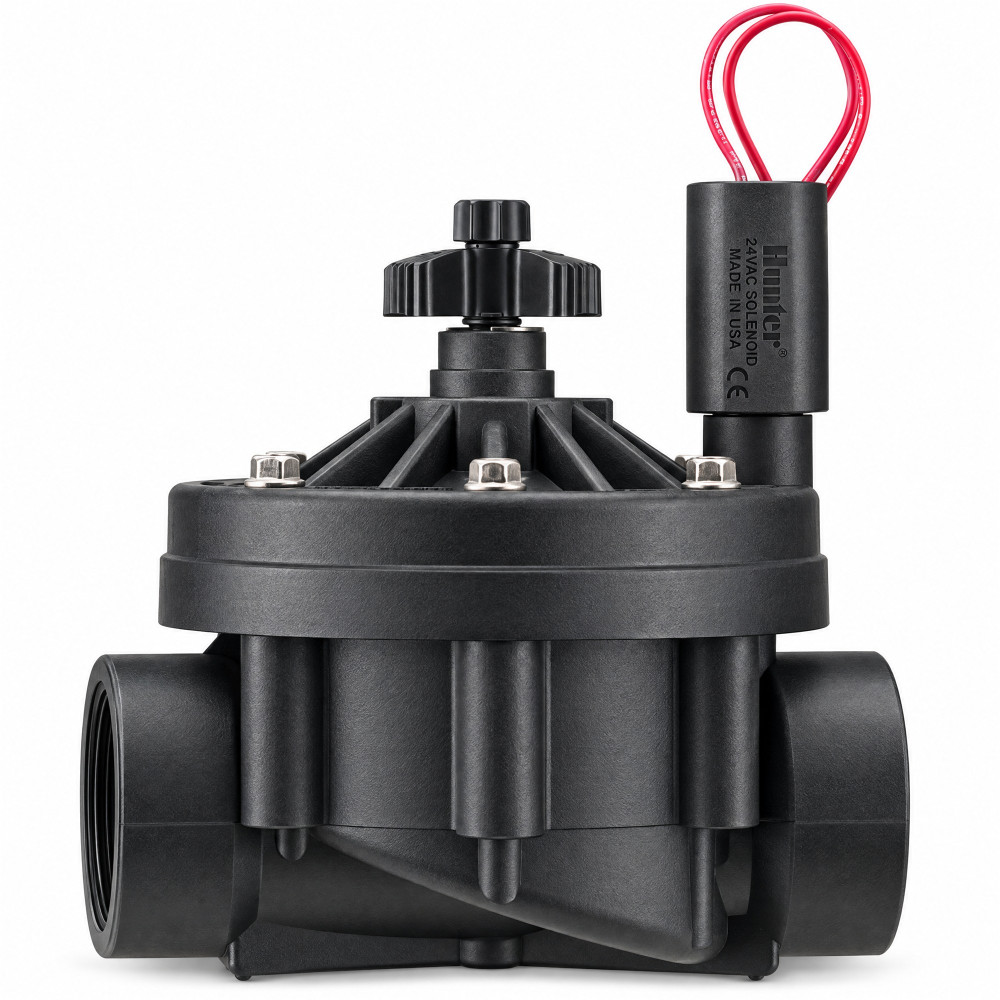 Elektrozawór Hunter ICV-201G 2″ – korpus wzmacniany włóknem szklanym, cewka 24 V AC