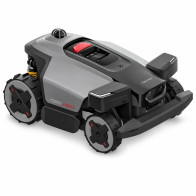 Roborock RockMow Z120 LiDAR – widok z przodu pod kątem, czujnik LiDAR na górze