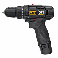 Wiertarko-wkrętarka CAT DX14 12V – widok z boku