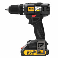 Wiertarko-wkrętarka CAT DX145 18V z akumulatorem DX2 2,0 Ah