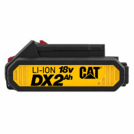 Akumulator CAT DXB2 18V 2,0 Ah – widok z boku