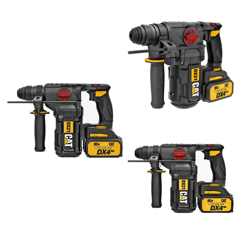 Młotowiertarka akumulatorowa CAT DX21B SDS-plus 18V 2,2 J