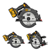 Pilarka tarczowa akumulatorowa CAT DX53B 18V 185 mm – cięcie do 65 mm