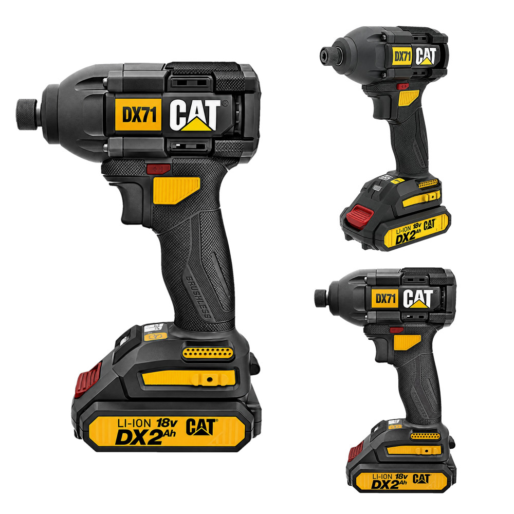 Wkrętarka udarowa akumulatorowa CAT DX71B 18V 215 Nm 1/4″