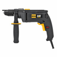 Wiertarka udarowa CAT DX16 850 W – widok z boku z rękojeścią pomocniczą