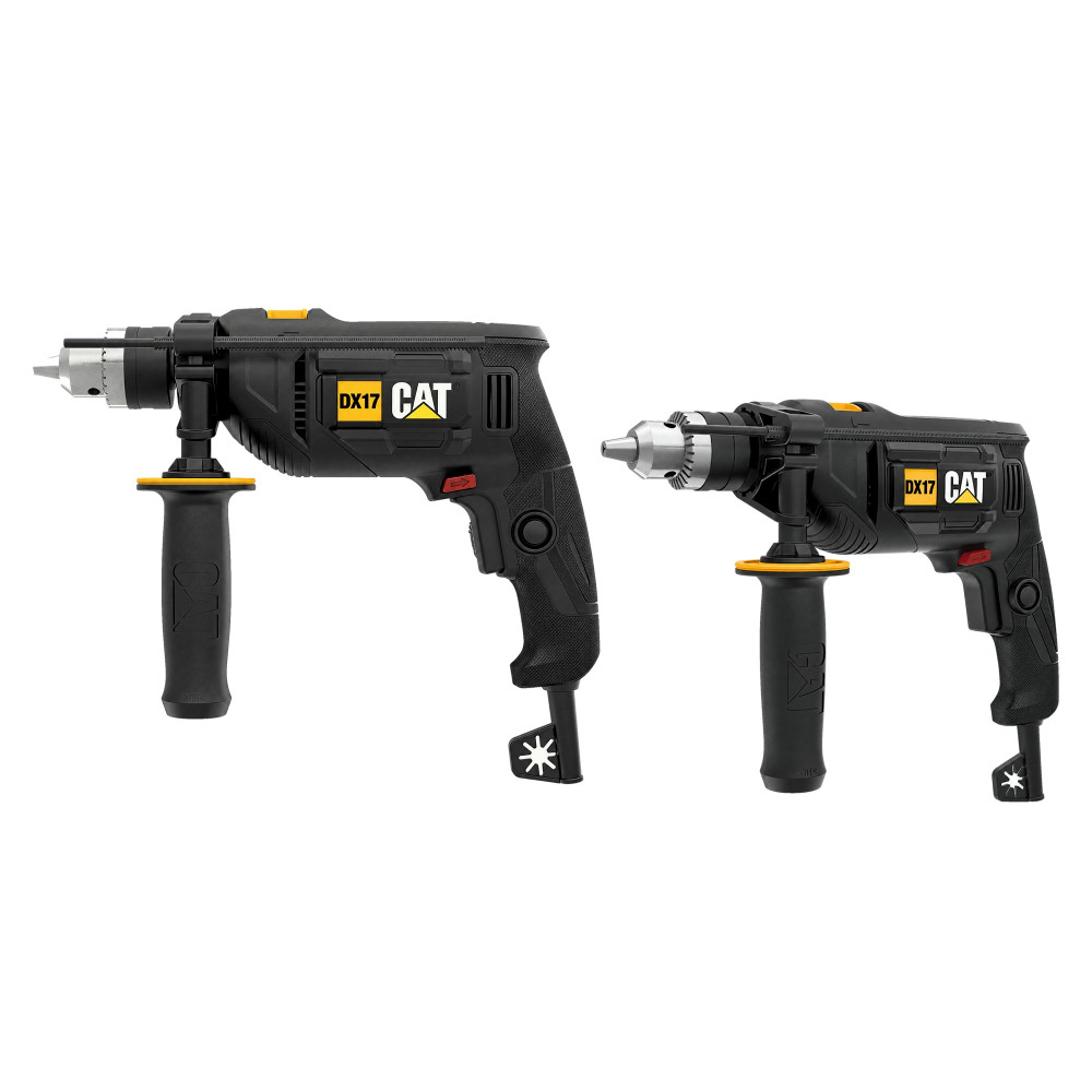Wiertarka udarowa sieciowa CAT DX17, 750 W, uchwyt 13 mm
