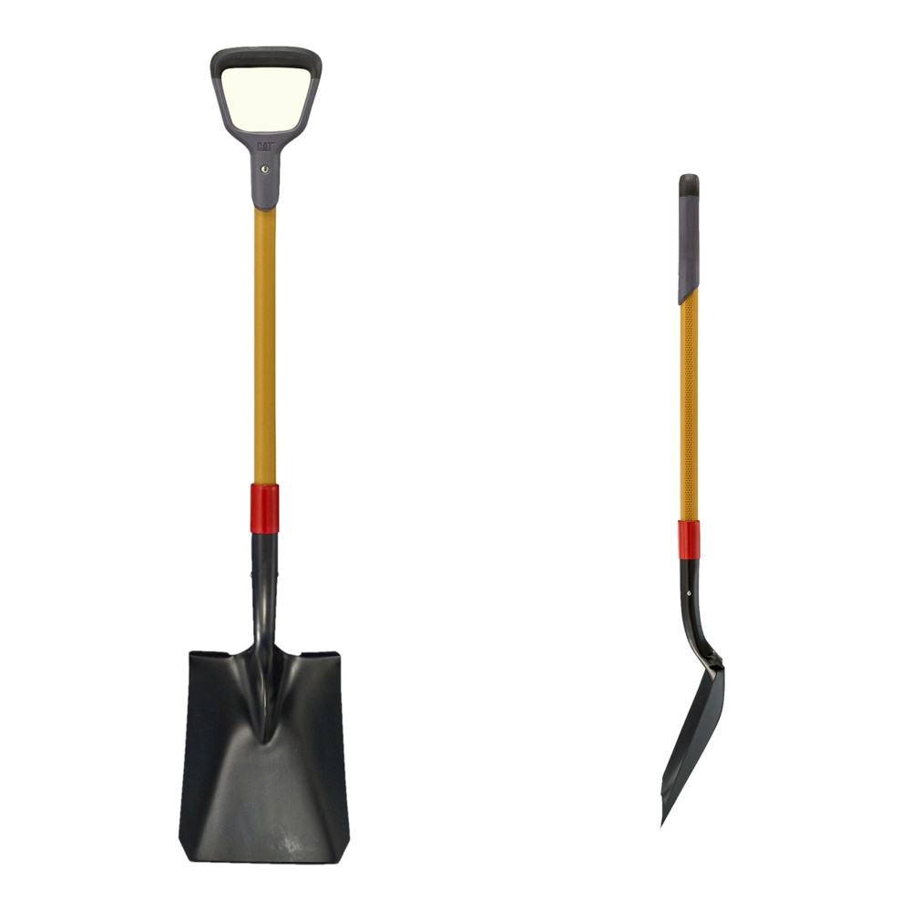 Łopata CAT J10-204 z uchwytem D, łyżka prosta
