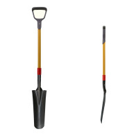 Szpadel drenarski CAT J10-206 z uchwytem D, ostrze 41 cm