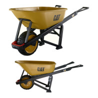 Taczka stalowa CAT K22-000, 500 kg, koło bezdętkowe Flat Free