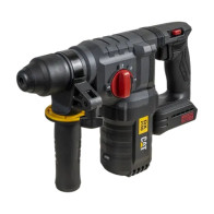 CAT DX2150 – widok 3/4 z uchwytem pomocniczym i pokrętłem trybów