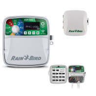 Rain Bird ESP-TM2 8 sekcji zewnętrzny – panel, zamknięta obudowa i wnętrze z listwą zaciskową