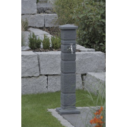 Kran ozdobny, dekoracyjny punkt poboru wody Romana Czarny granit