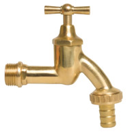 Mosiężny, ozdobny kran ogrodowy 1/2" x 13 mm