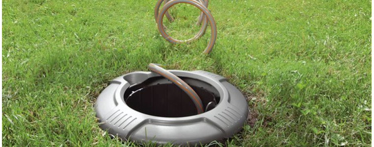 Genialne rozwiązanie - puszka poboru wody z wężem spiralnym GARDENA