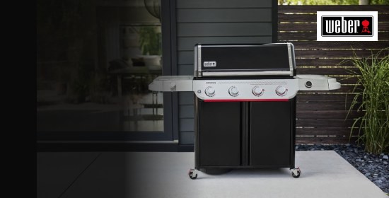 grill gazowy Weber Genesis na tarasie